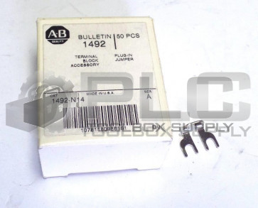 NEW 50 PIECE ALLEN BRADLEY 1492-N14 TERMINAL BLOCK ACCESSORY