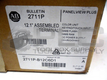 NEW ALLEN BRADLEY 2711P-B12C6D1 SER A PANELVIEW 1250 2711P-RDB12C 2711P-RN6