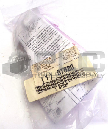 NEW BRADY BALL VALVE LOCKOUT DEVICE 5T820