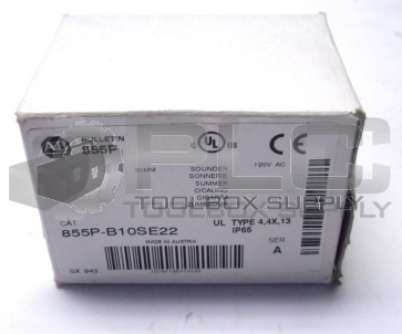 NEW ALLEN BRADLEY 855P-B10SE22 SERIES A SOUNDER