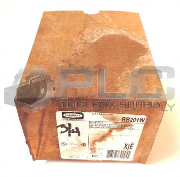 NEW HUBBELL BB201W BACK BOX PIN & SLEEVE