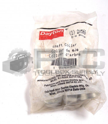 NEW DAYTON 2X569 SHAFT COLLAR 5/8" BORE       PACKS OF 3