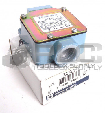NEW TELEMECANIQUE ZCKL1 LIMIT SWITCH BODY SPDP 3AMP 240VAC 1NO/NC 1POLE