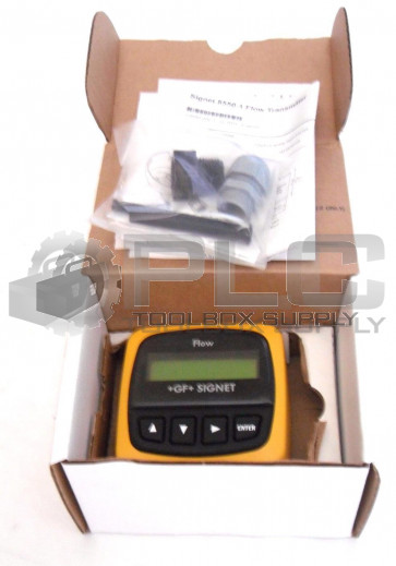 NEW GF SIGNET 3-8550-1 FLOW METER TRANSMITTER 12-24VDC 200MA FIELD MOUNT