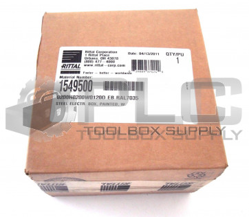 NEW RITTAL 1549500 STEEL ELECTRICAL BOX