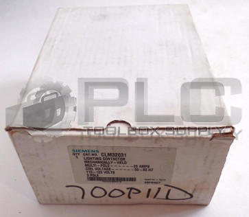 NEW SIEMENS CLM32031 LIGHTING  CONTACTOR 30AMP 3POLE