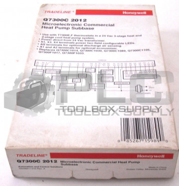 NEW HONEYWELL Q7300C 2012 TRADELINE MICROELECTRONIC COMMERCIAL HEAT PUMP SUBBASE