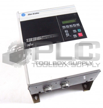 ALLEN BRADLEY 1336E-BRF100-AA-EN-HA2-L7E SERIES D 10 HP DRIVE W/INTERFACE