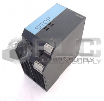 SIEMENS 6EP1 334-2AA01 SITOP POWER SUPPLY 10AMP 120/230VAC 50/60HZ STOP