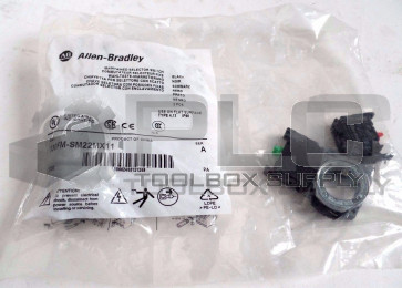 NEW ALLEN BRADLEY 800FM-SM22MX11 SELECTOR SWITCH BLACK