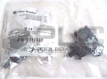 NEW ALLEN BRADLEY 800FM-LF3MN3GX10 PUSH BUTTON GREEN