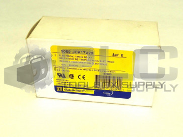NEW SQUARE D 9050JCK17V20 ELECTRICAL TIMING RELAY SERIES E 9050 JCK17V20
