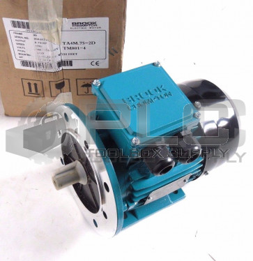 NEW BROOK CROMPTON TA4M.75-2D 80 FRAME TM 801-4 .75 HP