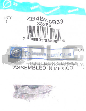 NEW TELEMECANIQUE ZB4BW0B33 CONTACT BLOCK