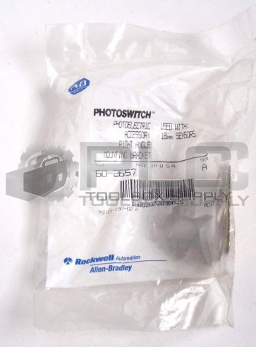 NEW ALLEN BRADLEY 60-2657 PHOTOELECTRIC ACCESSORY RIGHT ANGLE MOUNTING BRACKET