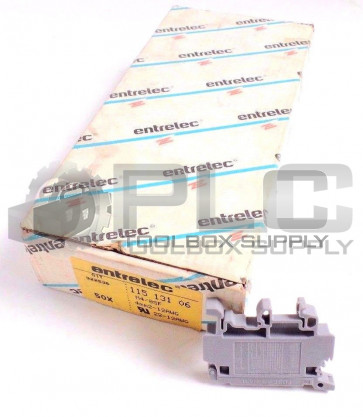 LOT OF 32 NEW ENTRELEC 115 131 06 TERMINAL BLOCKS  M4/8SF 4MM2-12AWG