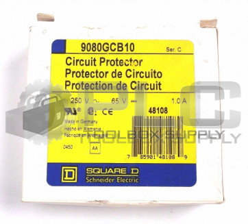 NEW SQUARE D 9080GCB10 CIRCUIT PROTECTOR GCB10