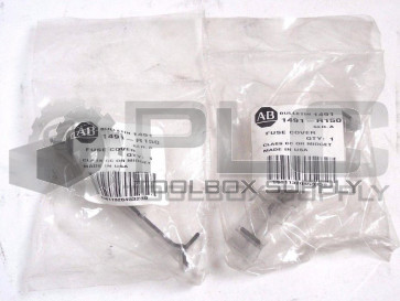 NEW LOT OF 2  ALLEN BRADLEY 1491-R150 SER A FUSE COVER