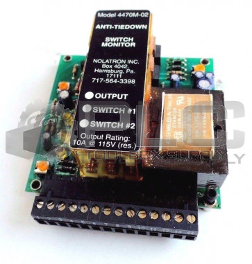 NOLATRON 4470M-02 ANTI-TIE DOWN SWITCH MONITOR 10A 115V