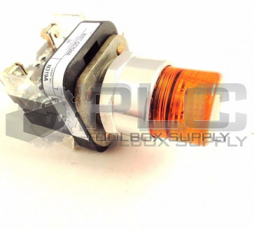 ALLEN BRADLEY 800T-QTH24A ORANGE PUSHBUTTON SER. T 800TQTH24A