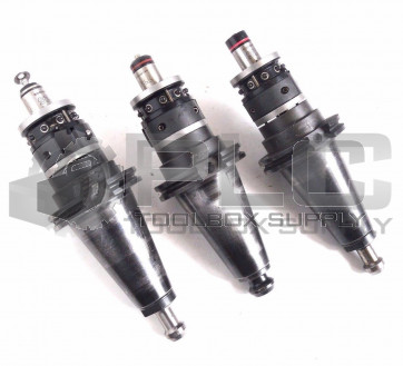 LOT OF 3 MARPOSS T25 TOUCH PROBE W/ V-50 CAT 50 TOOL HOLDER READ