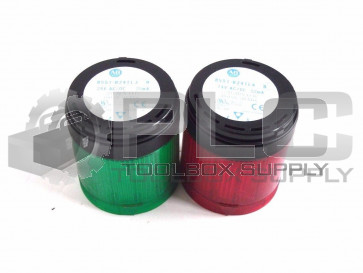 ALLEN BRADLEY 855T-B24TL3 /B GREEN AND 855T-B24TL4 /B RED STACK LIGHTS
