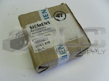 NEW SIEMENS 3UX1418 TERMINAL BLOCK F OVERLOAD RELAY 3UA500