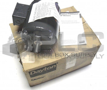 NEW DAYTON 3N350C AC MOTOR, 1/3 HP, 3-PHASE, 230/460 V, RPM: 1725, FR: 48