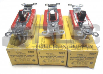 LOT OF 3 NEW HUBBELL WS-896 BROWN
