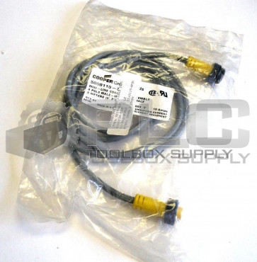 NEW COOPER CROUSE-HINDS 5000110-320R 4 POLE MALE/FEMALE 2 METERS