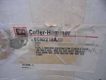 NEW CUTLER HAMMER ECN2218AJD COMBINATION STARTER SIZE1