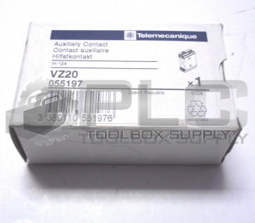 NEW TELEMECANIQUE VZ20 055197 AUXILLIARY CONTACT