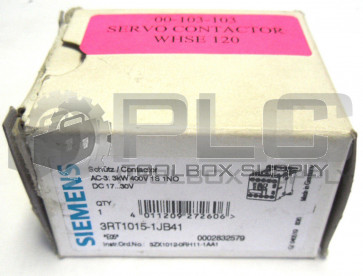 NEW TELEMECANIQUE 3RT1015-1JB41 CONTACTOR