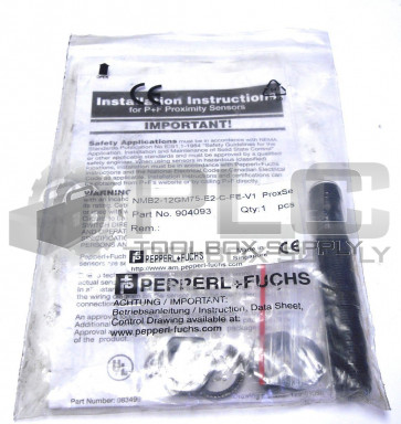 NEW PEPPERL+FUCHS NMB2-12GM75-E2-C-FE-V1 PROXIMITY SWITCH 10-30VDC 200MA