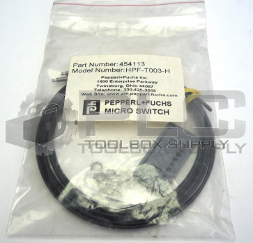 NEW PEPPERL + FUCHS HPF-T003-H FIBER OPTIC CABLE 454113