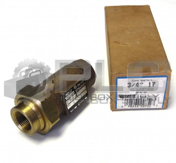 NEW WATTS 3/4" MOD. 17 0067015 250 PSI COMPACT IN-LINE WATER STRAINER