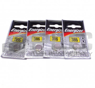 LOT OF 4 ENERGIZER 386 386/301 REPLACES 301, 186, LR43, SR43S/W/W