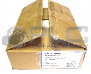 NEW WATTS POWERS MM431-1 431 MASTER MIXING VALVE STD TEMP RB