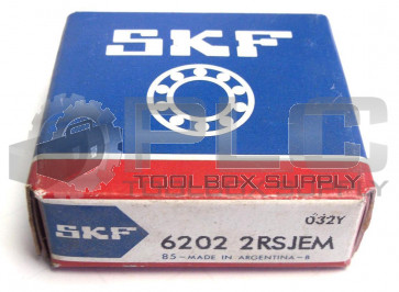 NEW SKF 6202 2RSJEM BALL BEARING SINGLE ROW 15X35X11MM