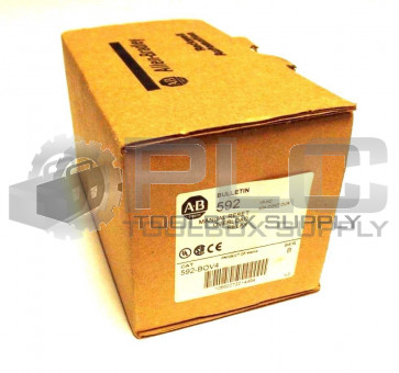 NEW ALLEN BRADLEY 592-BOV4 SER B MANUAL RESET RELAY