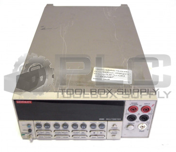 KEITHLEY 2000 6.5 DIGIT DIGITAL MULTIMETER INCLUDES 2000-172-01A CARD