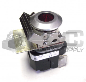 ALLEN BRADLEY 800T-FXPH16RA1 SERIES T GREEN ILLUMINATED PUSH BUTTON W/ 800T-XAI