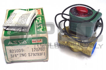 NEW ASCO 8210D9 SOLINOID VALVE  3/4" 120/60 