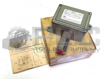 NEW UNITED ELECTRIC TYPE J6 MODEL 9618 0-300 PSI J6-9618 SWITCH