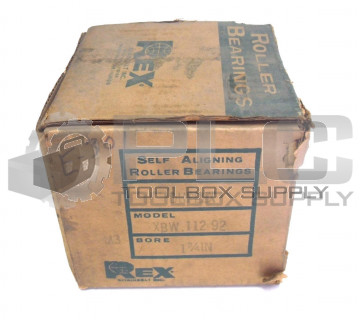 NEW REX ROLLER BEARING XBW.112 92 DUPLEX SELF ALIGNING