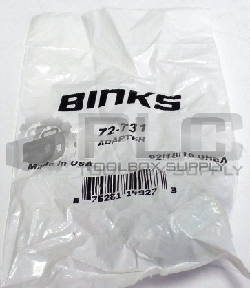 NEW BINKS 72-731 ADAPTER