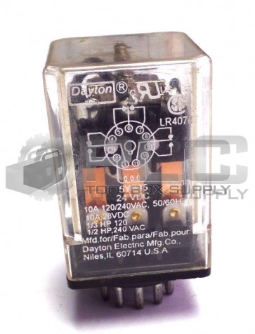 DAYTON 5YP85 24VDC RELAY