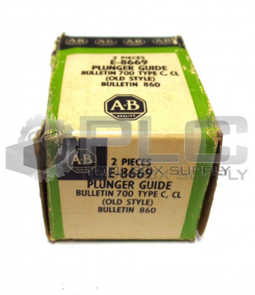 NEW ALLEN BRADLEY E-8669 PLUNGER GUIDE 2 PIECES