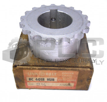 NEW LINK BELT RC 6018 2 1/8" BORE WITH KEYSEAT AND SETSCREW