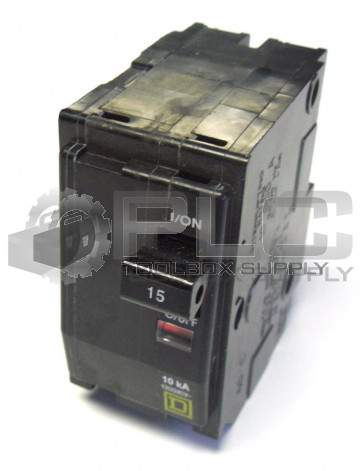 NEW SQUARE D DP-3984 QO215 15 AMP 2 POLE CIRCUIT BREAKER